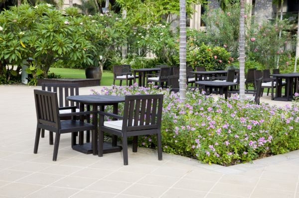 Courtyard Landscaping in Houma