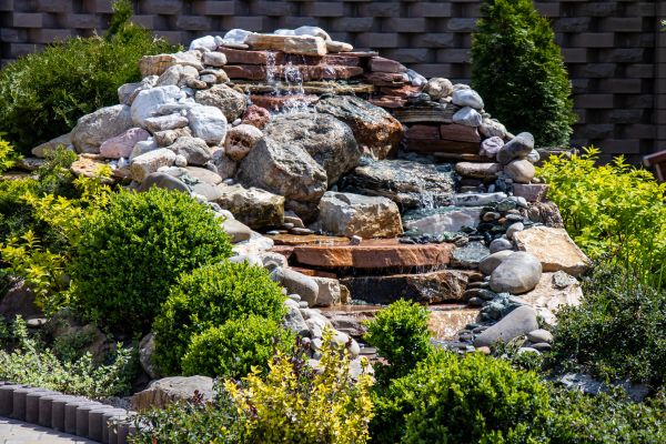 River Rock Landscaping in Houma
