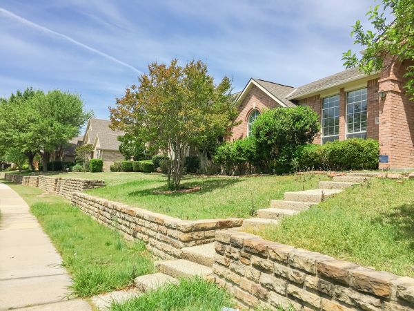 Sloped Yard Landscaping in Houma